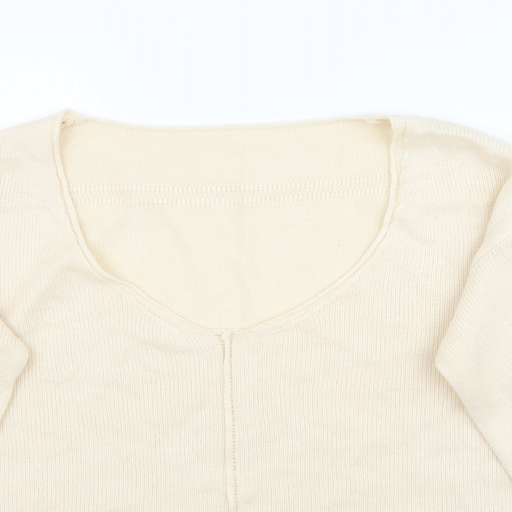 SheIn Womens Ivory   Pullover Jumper Size M