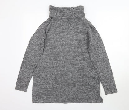 Womens UK Size M New Look Grey Pullover Jumper