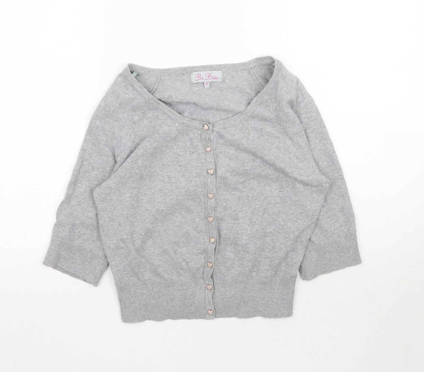 Womens UK Size 12 Matalan Grey Cardigan Jumper