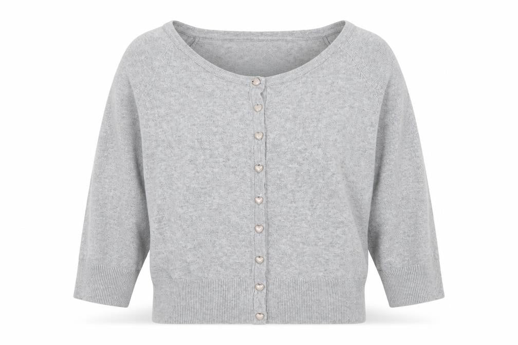 Womens UK Size 12 Matalan Grey Cardigan Jumper