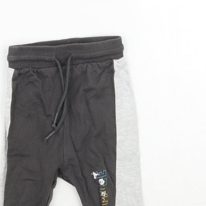 George Baby Grey   Jogger Trousers Size 12-18 Months  - Smile