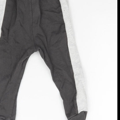 George Baby Grey   Jogger Trousers Size 12-18 Months  - Smile