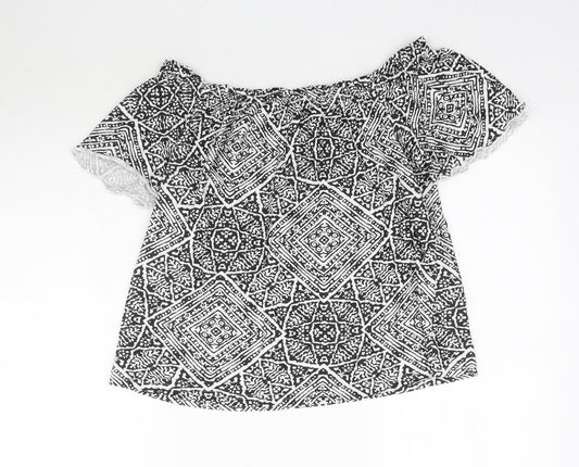 Primark Womens Black   Basic Blouse Size 16