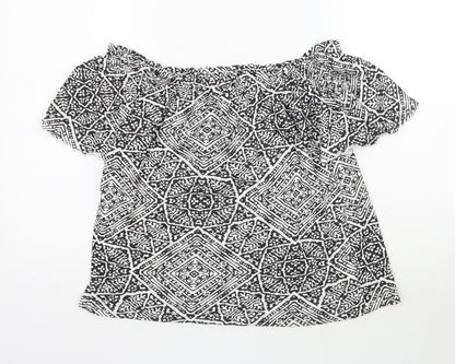 Primark Womens Black   Basic Blouse Size 16