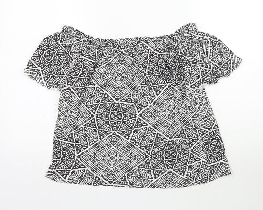 Primark Womens Black   Basic Blouse Size 16