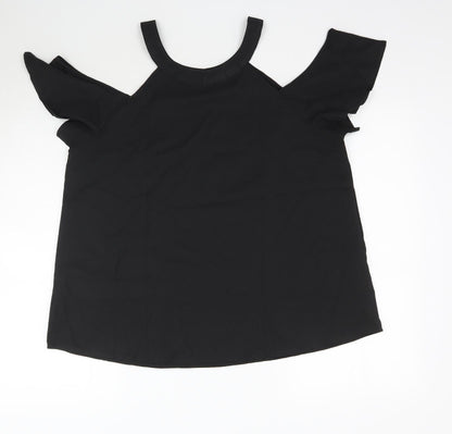 Avon Womens Black   Basic Blouse Size 14