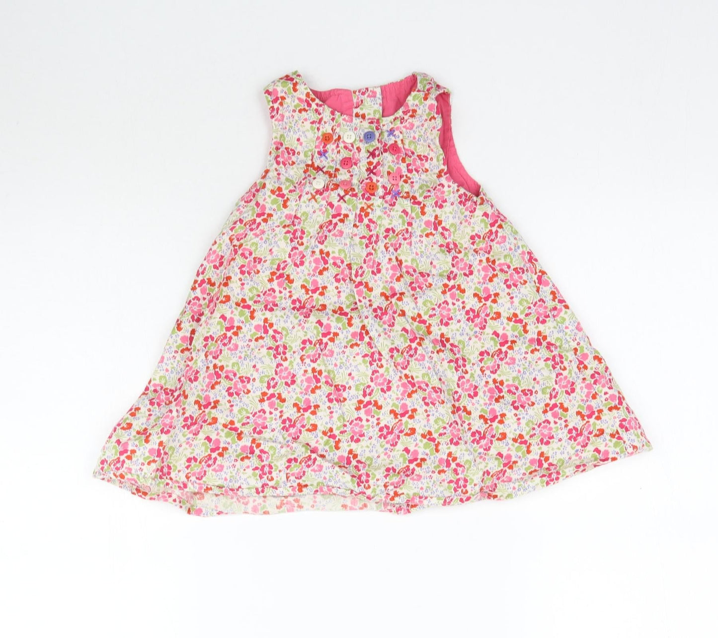 Debenhams Girls Multicoloured Floral  A-Line  Size 6-9 Months