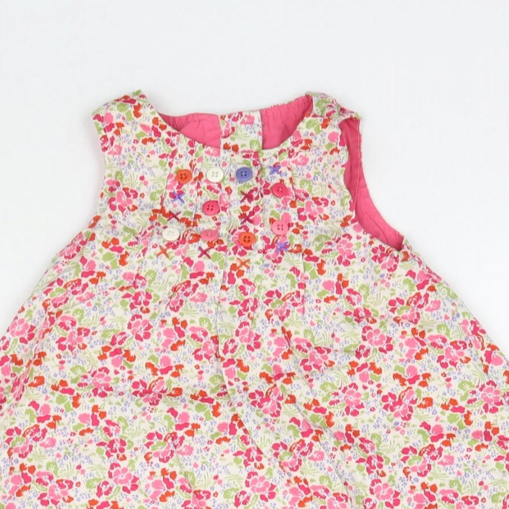 Debenhams Girls Multicoloured Floral  A-Line  Size 6-9 Months