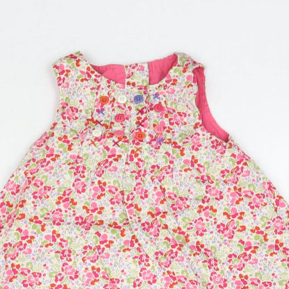 Debenhams Girls Multicoloured Floral  A-Line  Size 6-9 Months