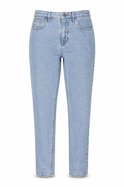 Front view of Denim Co. women’s blue denim skinny jeans, size UK 8, 31-inch leg