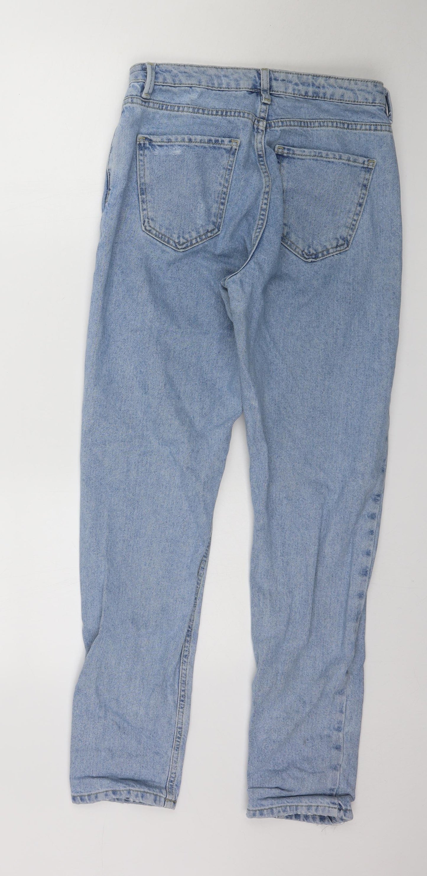 Denim Co. Womens Blue  Denim Skinny Jeans Size 8 L31 in