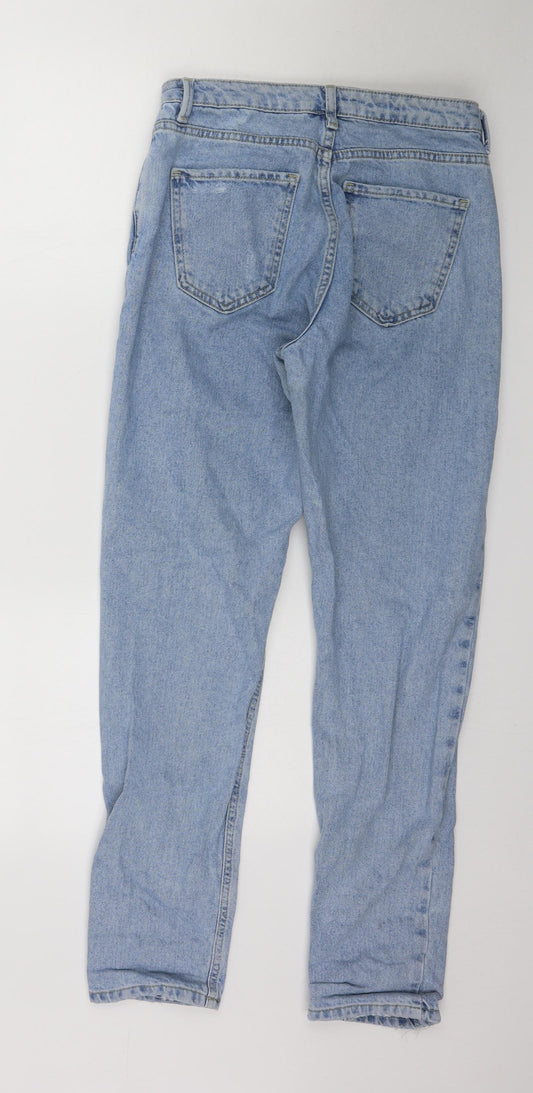 Denim Co. Womens Blue  Denim Skinny Jeans Size 8 L31 in