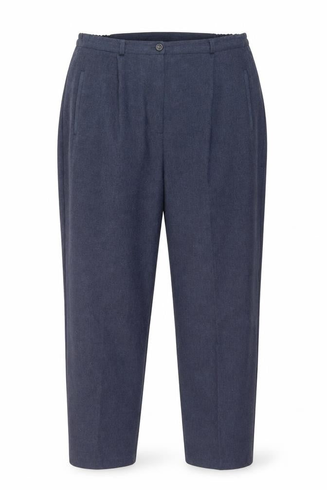 Womens UK Size 18 Classics Regular Fit  Blue Trousers