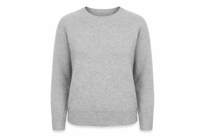 Womens UK Size 8 Warehouse Grey Basic T-Shirt