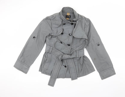 Additional front view of Mango Suit women’s blue jacket, size L