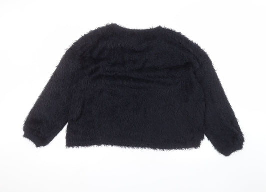 Primark Womens Blue   Pullover Jumper Size L