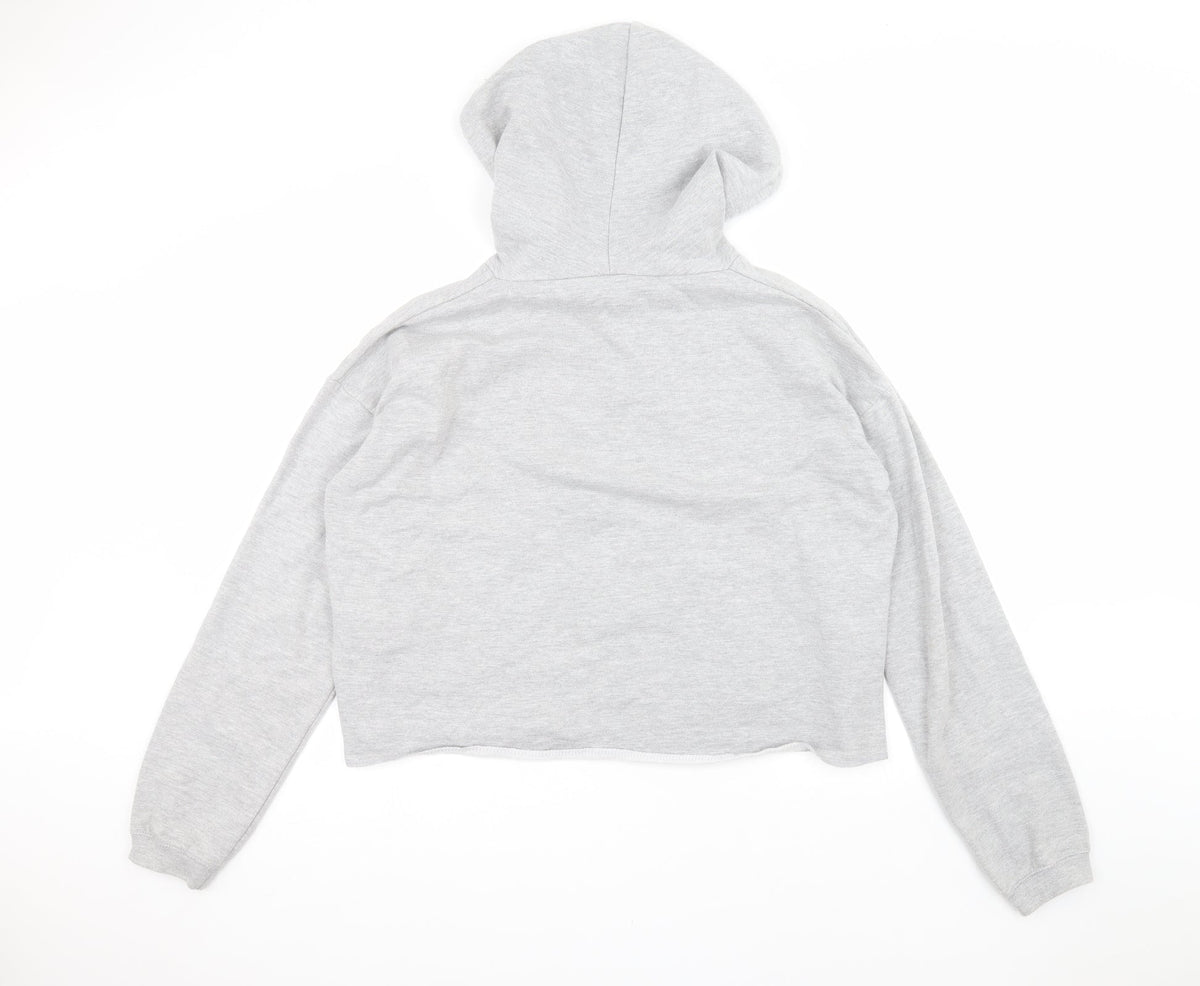 Back view of G&G women’s grey pullover hoodie, size XL