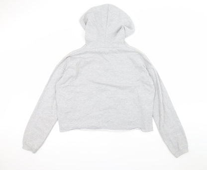 Back view of G&G women’s grey pullover hoodie, size XL