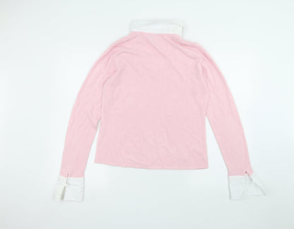 Womens UK Size XL Debbie Morgan Pink Basic T-Shirt