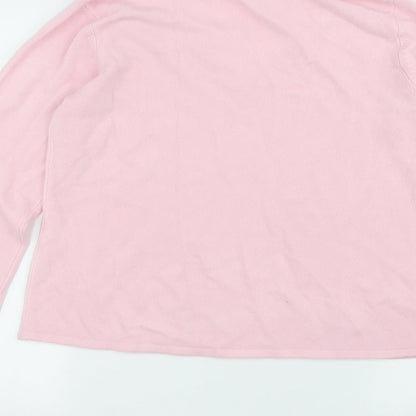 Womens UK Size XL Debbie Morgan Pink Basic T-Shirt