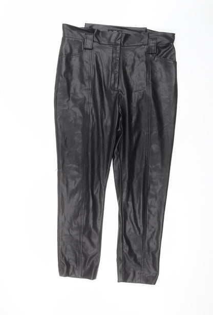 F&F Womens Black   Trousers  Size 16 L27 in