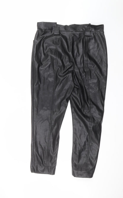 F&F Womens Black   Trousers  Size 16 L27 in