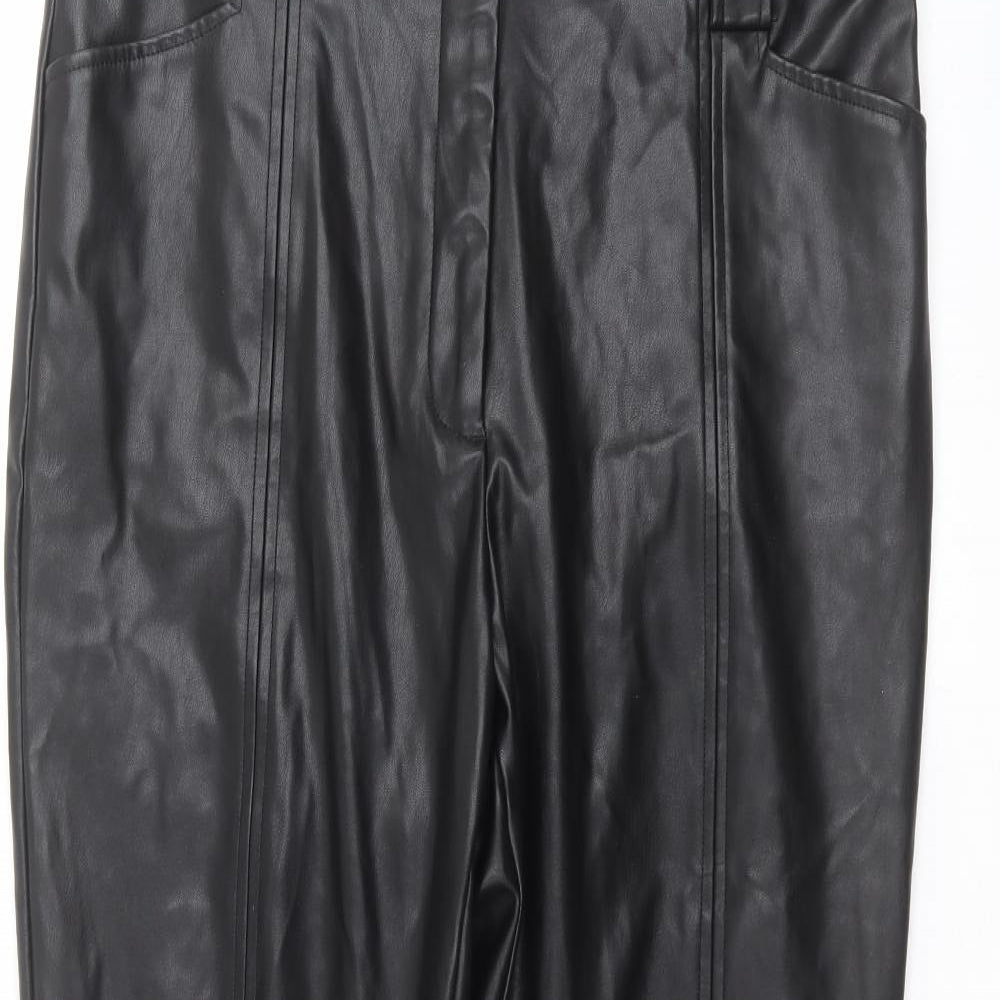 F&F Womens Black   Trousers  Size 16 L27 in