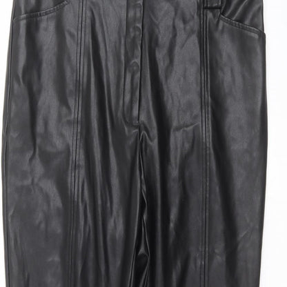 F&F Womens Black   Trousers  Size 16 L27 in