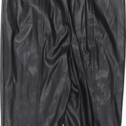 F&F Womens Black   Trousers  Size 16 L27 in