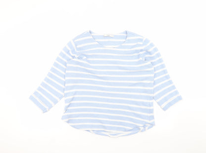 George Womens Blue Striped  Pullover Jumper Size 12