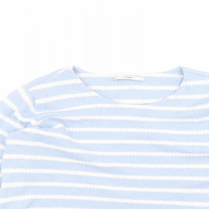 George Womens Blue Striped  Pullover Jumper Size 12