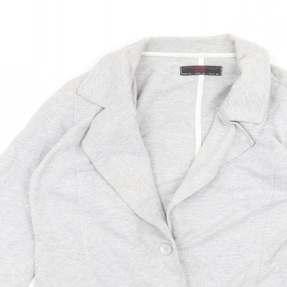 Womens UK Size 10 New Look Grey Jacket