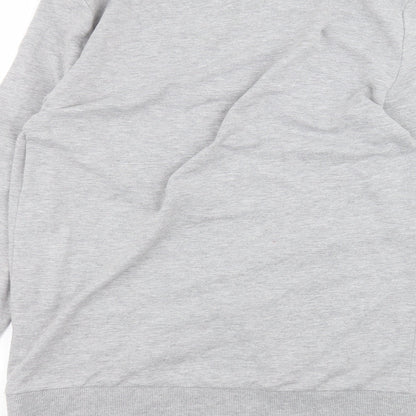 Womens UK Size L ASOS Grey Full Zip Jumper