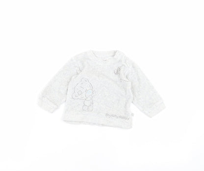 Marks and Spencer Baby Grey   Pullover Jumper Size 3-6 Months