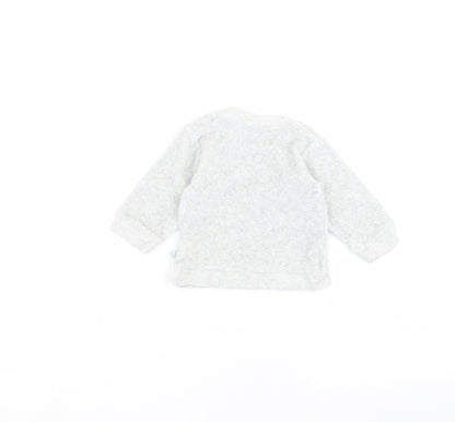Marks and Spencer Baby Grey   Pullover Jumper Size 3-6 Months