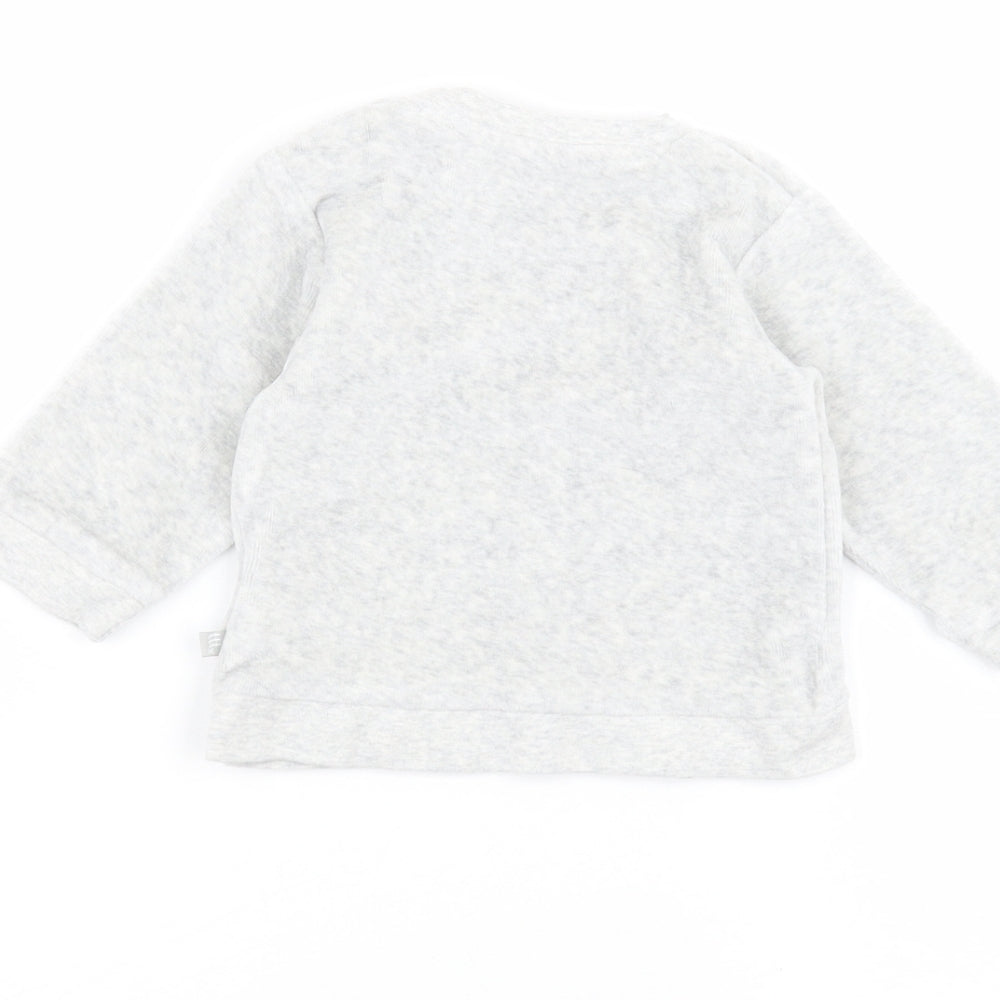 Marks and Spencer Baby Grey   Pullover Jumper Size 3-6 Months
