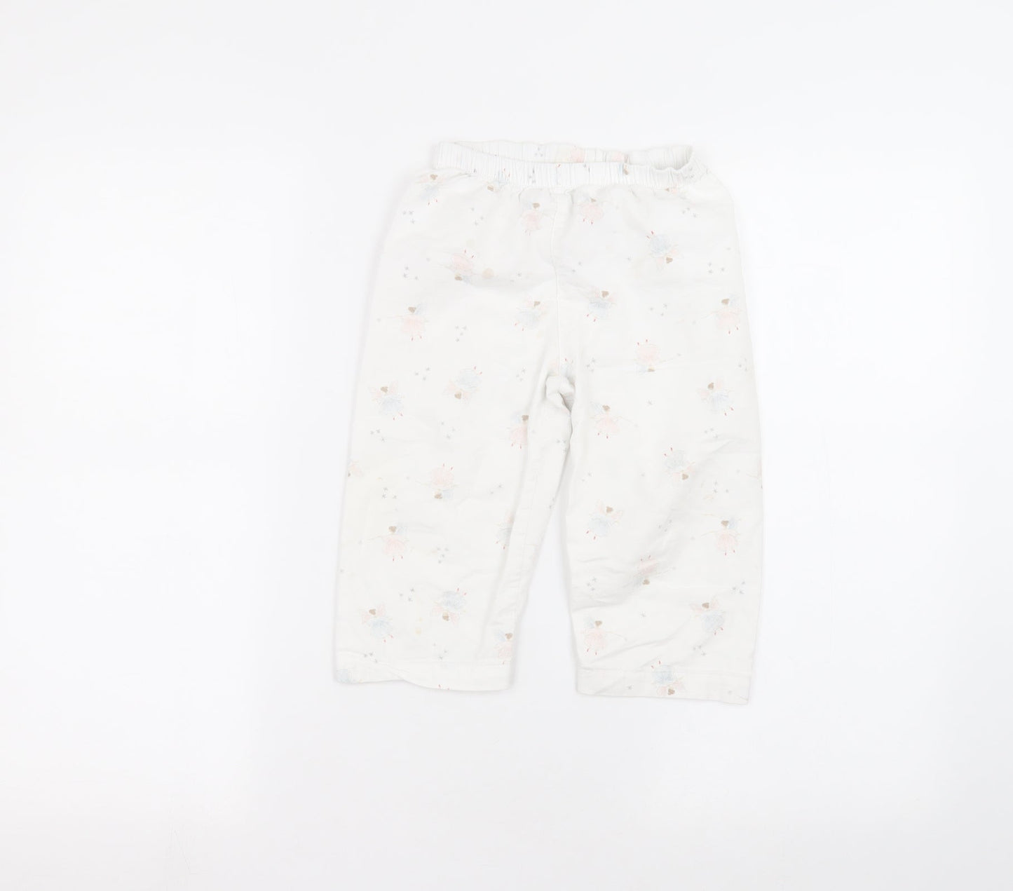 Preworn Baby White   Sweatpants Trousers Size 18-24 Months