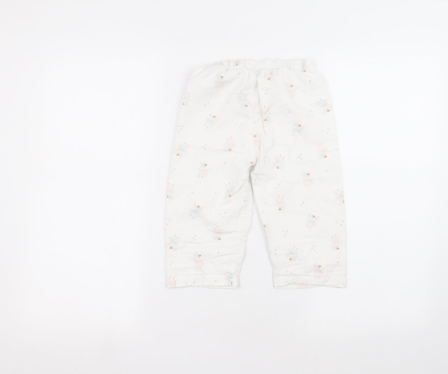 Preworn Baby White   Sweatpants Trousers Size 18-24 Months
