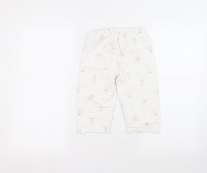 Preworn Baby White   Sweatpants Trousers Size 18-24 Months