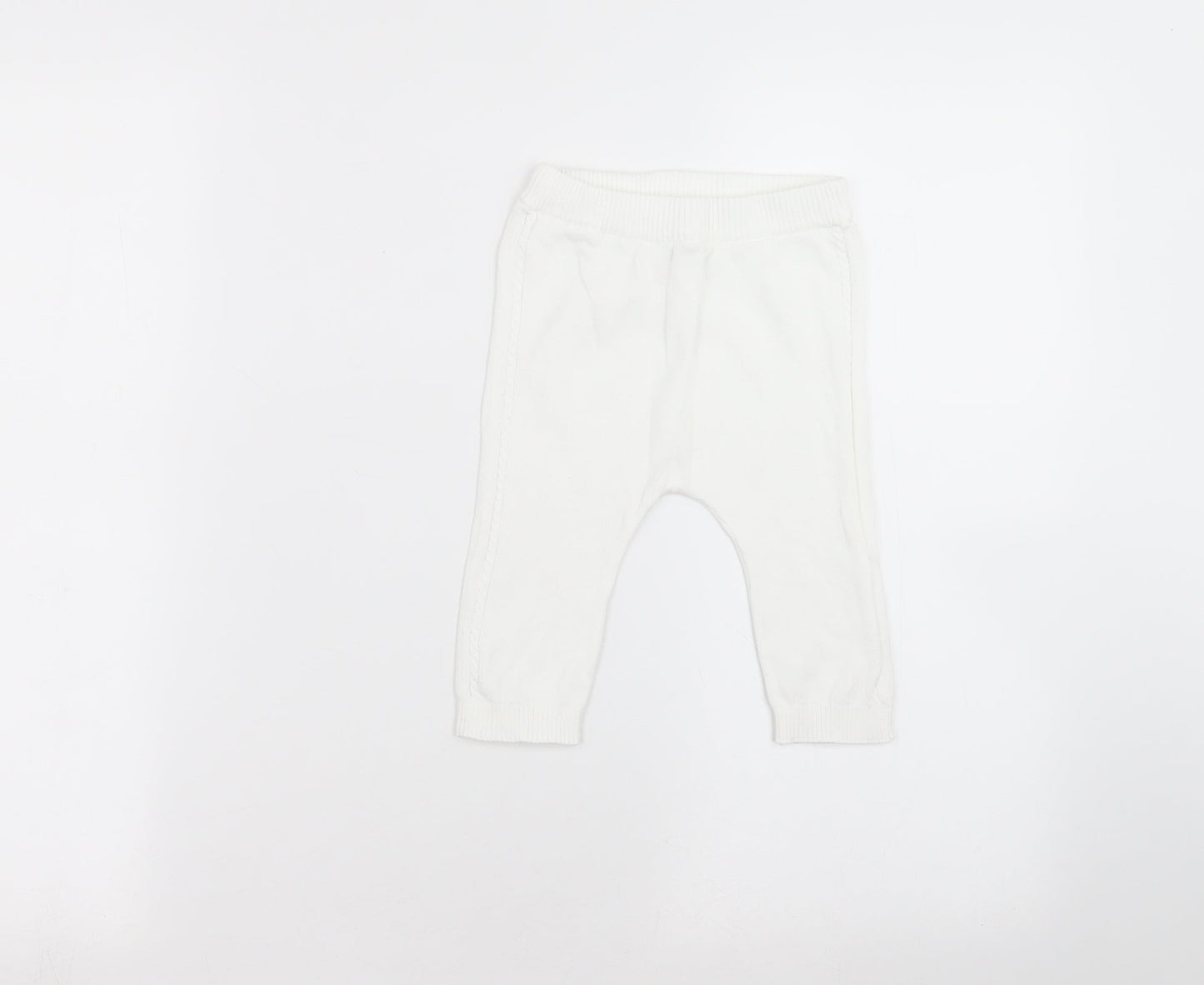 TU Baby White   Sweatpants Trousers Size 6-9 Months
