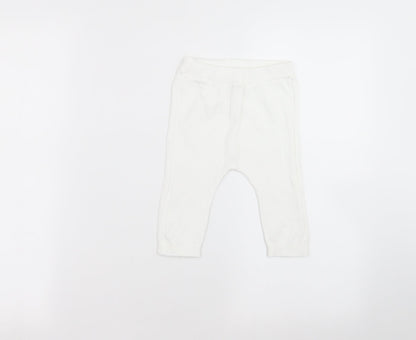 TU Baby White   Sweatpants Trousers Size 6-9 Months