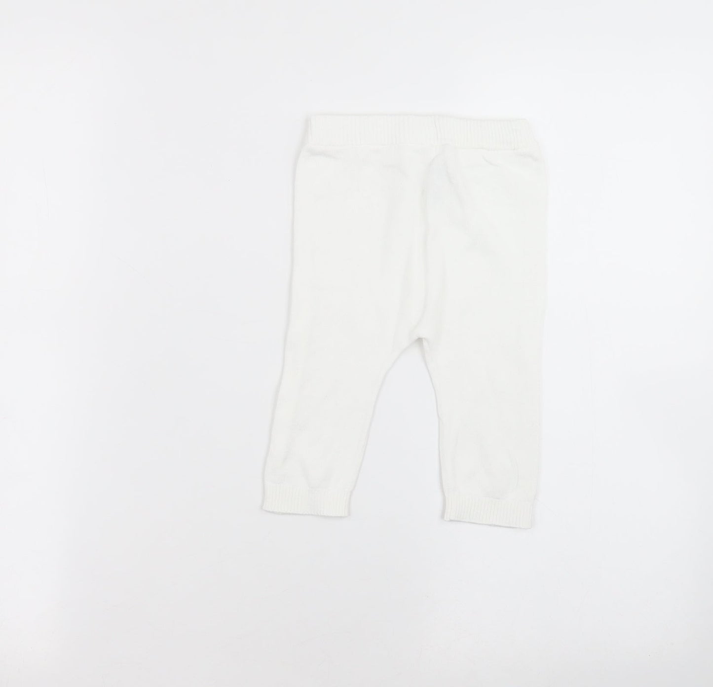 TU Baby White   Sweatpants Trousers Size 6-9 Months