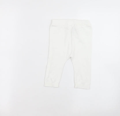 TU Baby White   Sweatpants Trousers Size 6-9 Months