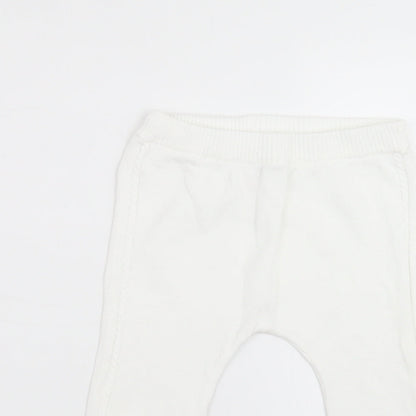 TU Baby White   Sweatpants Trousers Size 6-9 Months