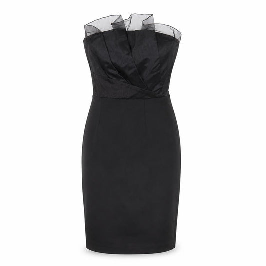 Front view of Love women’s black pencil dress, size XS