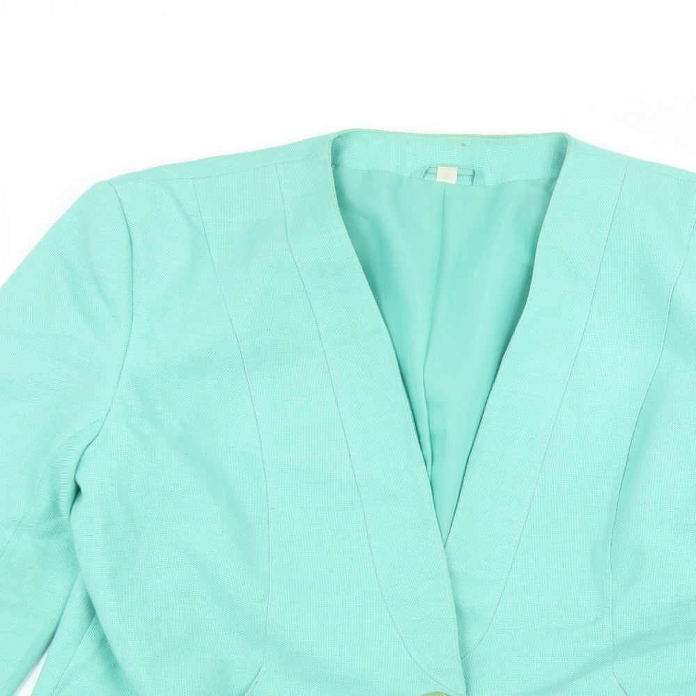 Avenue Womens Green   Jacket  Size 12