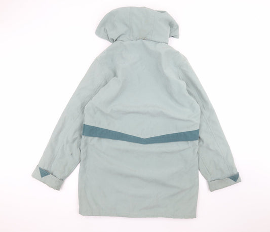 Womens UK Size 10 BHS Grey Parka Coat