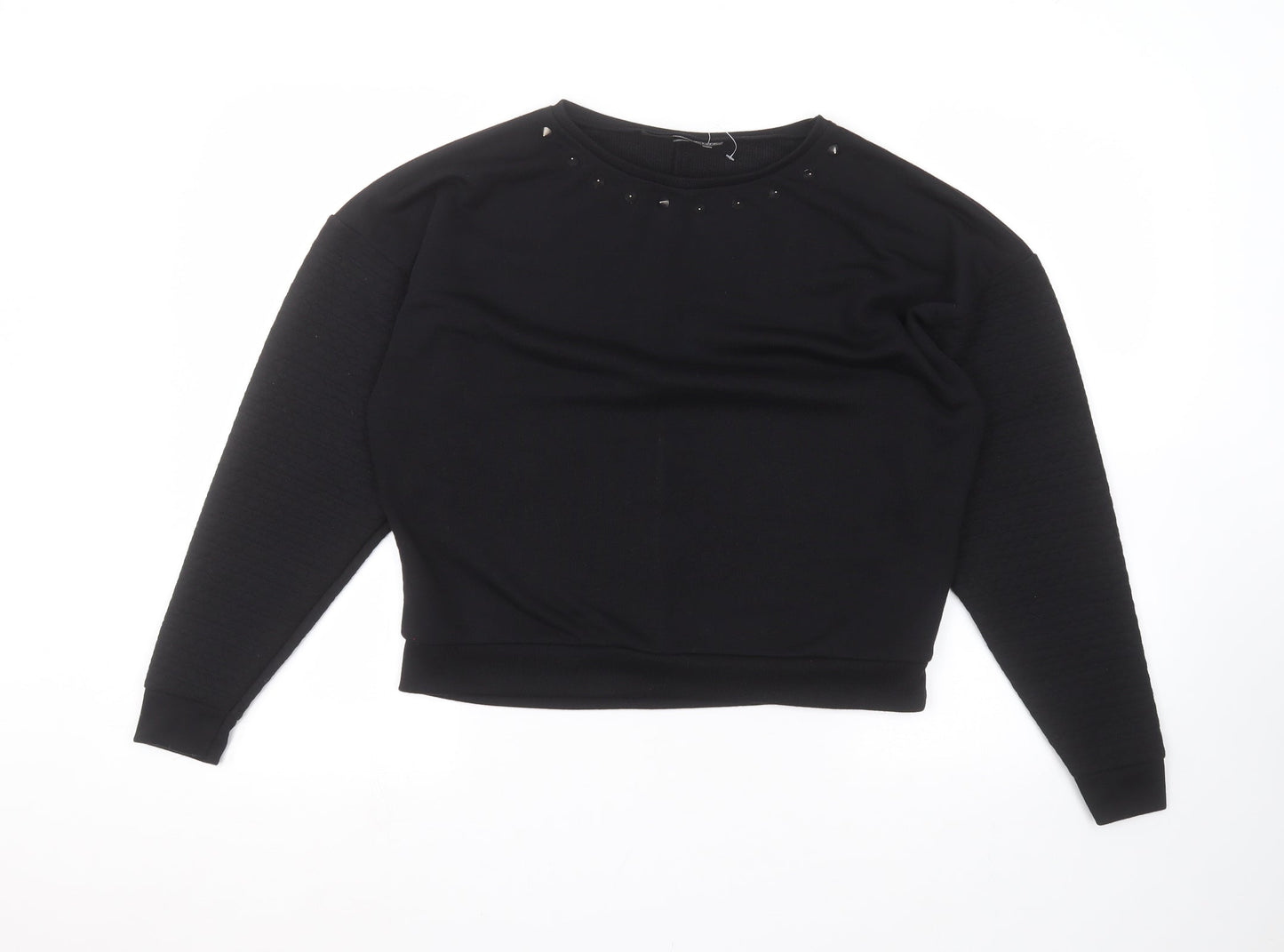 Womens UK Size 8 Topshop Black Pullover Jumper