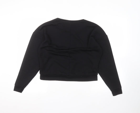 Womens UK Size 8 Topshop Black Pullover Jumper