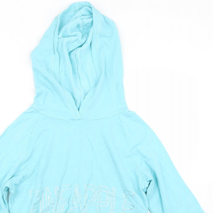 Pineapple Girls Blue   Pullover Hoodie Size 11-12 Years